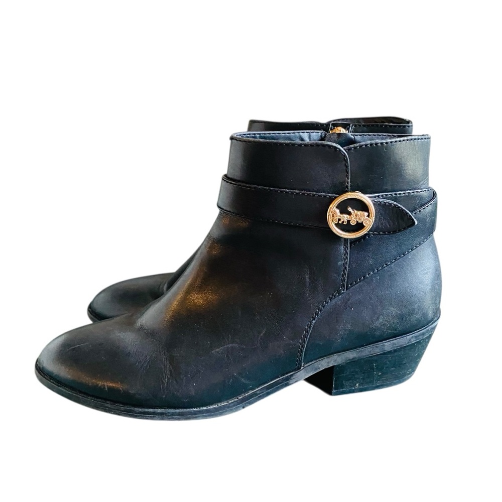 Coach Women's Debi Bootie Black Size 7.5 FG4188 MSRP $298.00 Ankle Boots - Picture 3 of 8